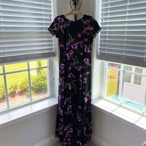 Anthropologie Yumi Kim black floral dress